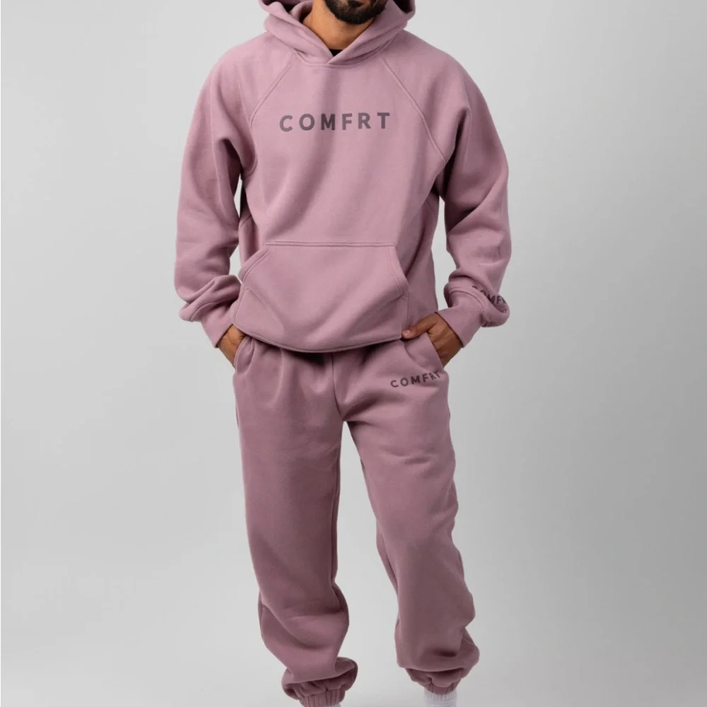 COMFRT Women's Tranquil Orchid Hoodie and Sweatpants - Picture 4 of 7